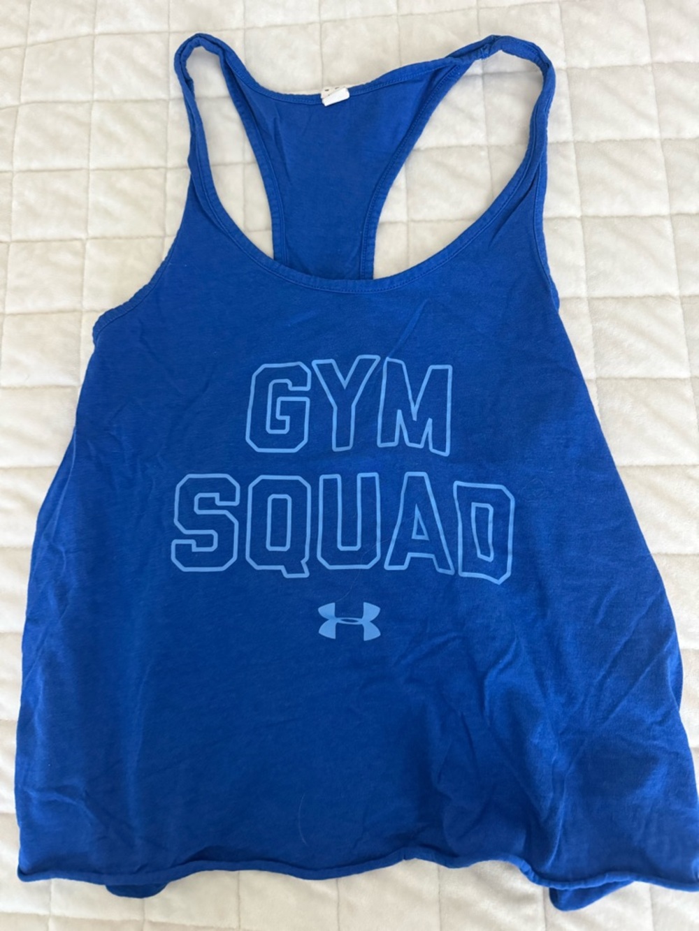 Under Armour Women's Royal Blue 'Gym Squad' Racerback Tank